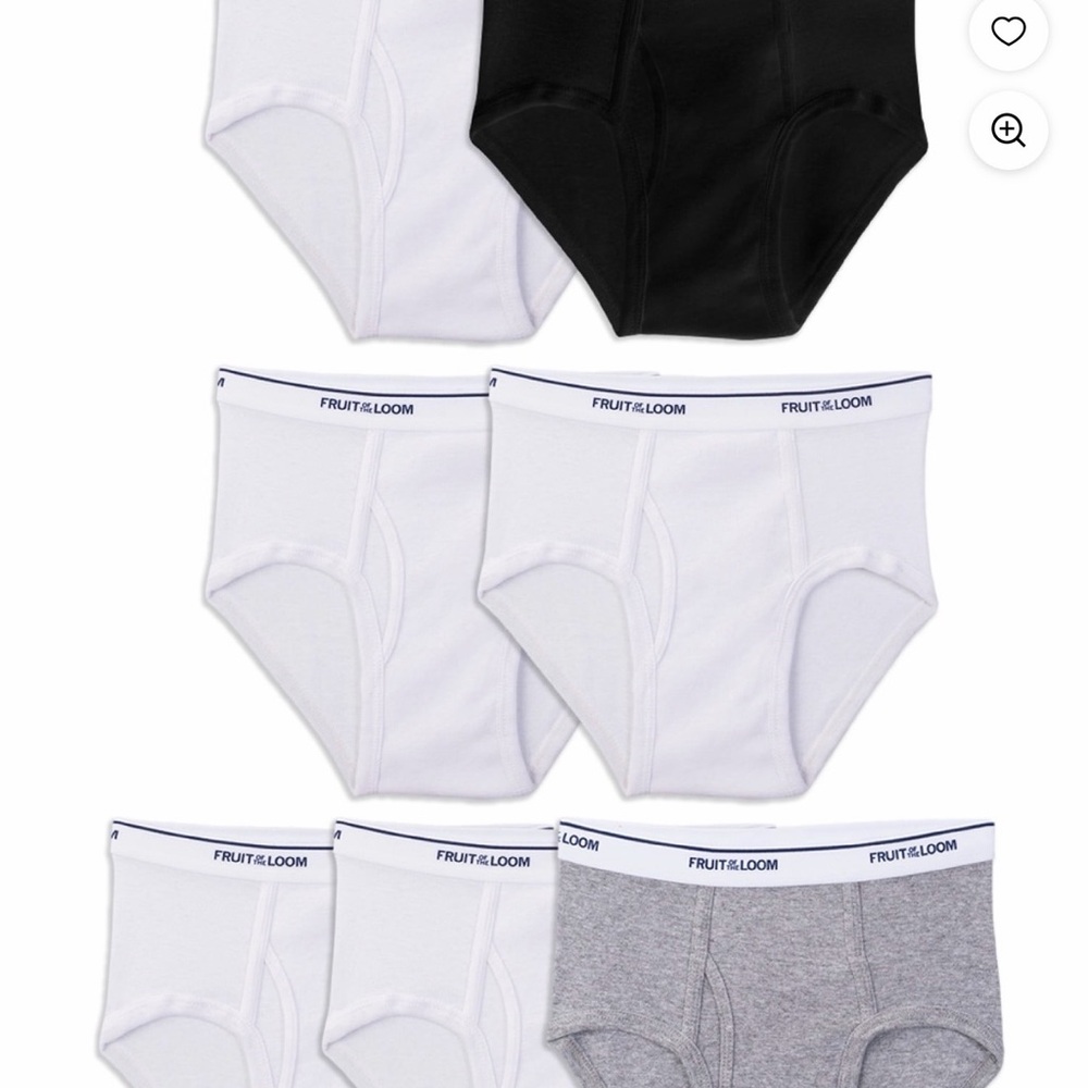 NWT 4 XS Boys 7-Pairs Fruit of the Loom Briefs Moisture Wicking - Picture 3 of 5